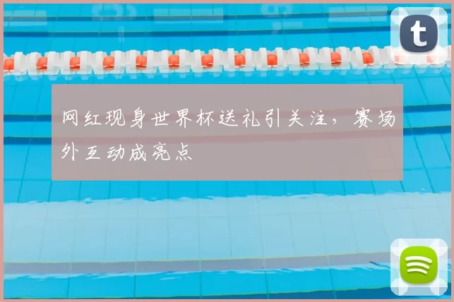网红现身世界杯送礼引关注,赛场外互动成亮点
