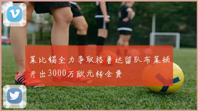 莱比锡全力争取格鲁达留队布莱顿开出3000万欧元转会费
