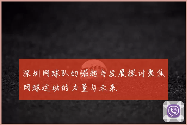 深圳网球队的崛起与发展探讨聚焦网球运动的力量与未来