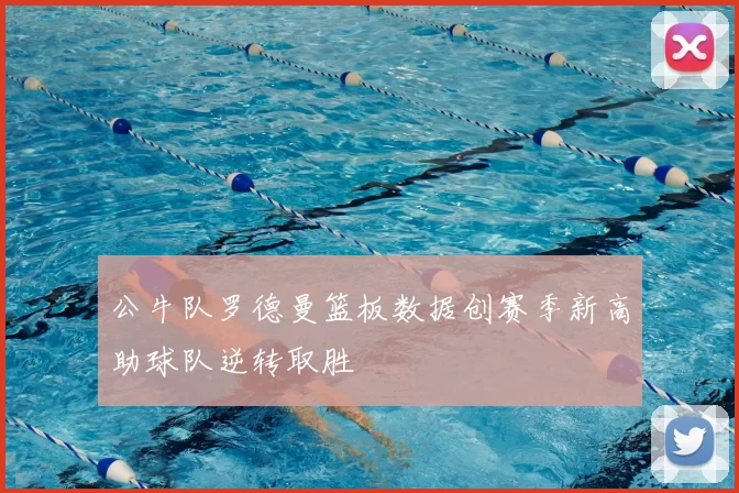 公牛队罗德曼篮板数据创赛季新高助球队逆转取胜